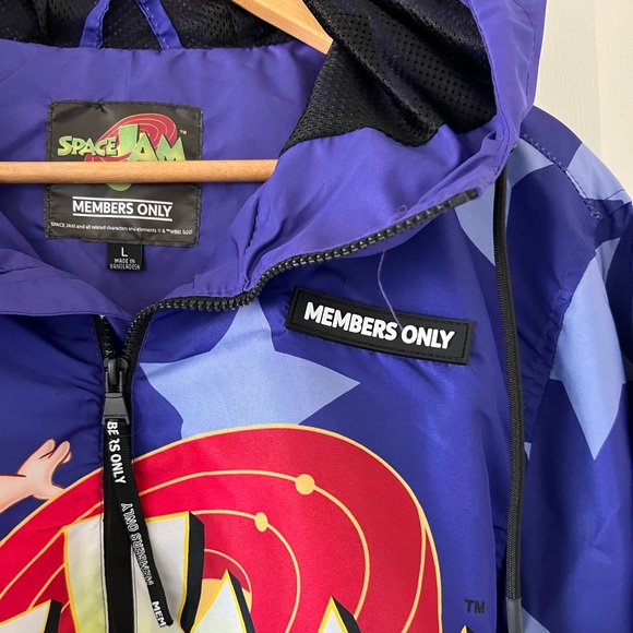 Members Only Space Jam Windbreaker Jacket - Picture 5 of 5